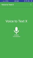 Voice to Text X 포스터