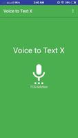 Voice to Text X Affiche