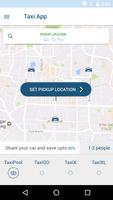 Strap Taxi App UI capture d'écran 1