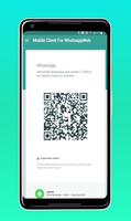 Mobile Client For WhatsappWeb Affiche