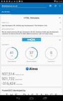 برنامه‌نما Pocket SEO: Unofficial Moz App عکس از صفحه