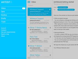 Whiteout Mail screenshot 1