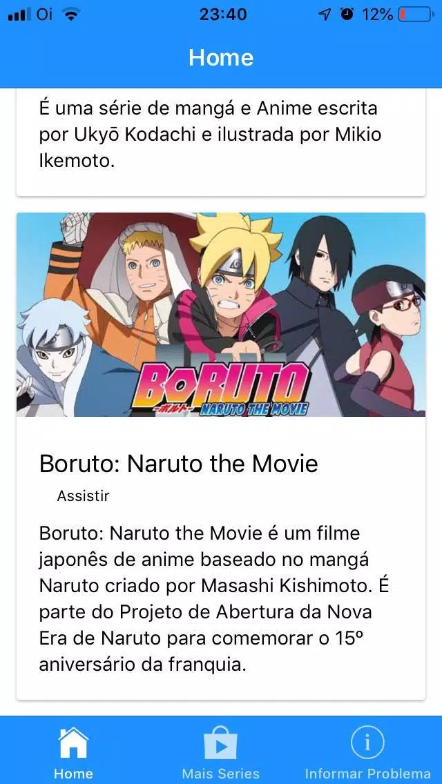 Assistindo Boruto Legendado de boa na minha TV tela plana!