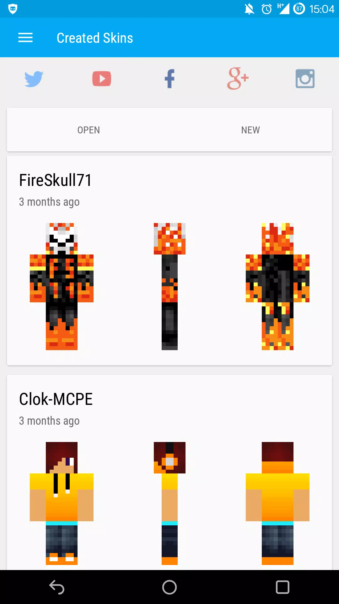 BEST Skin Editor for Minecraft Pocket Edition FREE APK for Android