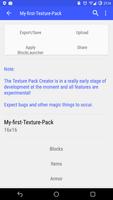 Textures Creator for Minecraft постер