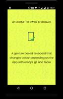 Swirl Keyboard الملصق