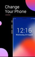 Stylish iOS Theme For IPhone X Launcher poster