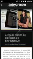 500 Franquicias Entrepreneur Poster