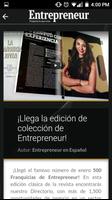 500 Franquicias Entrepreneur ポスター