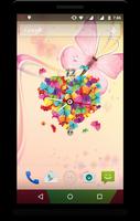Butterfly Clock Live Wallpaper स्क्रीनशॉट 2
