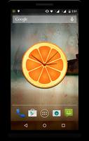 Fruit Clock Live Wallpaper Ekran Görüntüsü 1