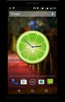 Fruit Clock Live Wallpaper Ekran Görüntüsü 2