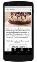 Ice Cream Cake Recipe ポスター