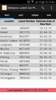 Malaysia Car Plate Terkini โปสเตอร์