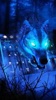 پوستر Ice Wolf 3D Keyboard Theme