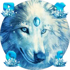 Ice Wolf Theme APK download