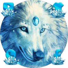 Скачать Тема Ice Wolf APK