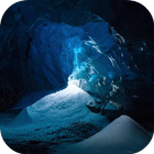 Ice cave video wallpaper آئیکن