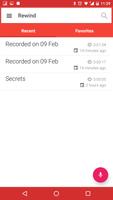 Rewind: Reverse Voice Recorder captura de pantalla 2