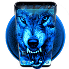 Icona Tema del lupo ghiacciato
