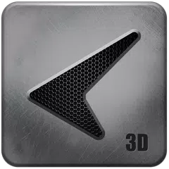 download Tema Glass Tech 3D APK