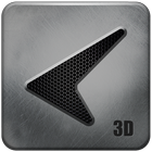 Verre Tech 3D Thème icône