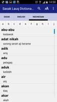 Sasak Lauq Dictionary تصوير الشاشة 2