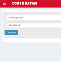 1 Schermata Lowongan Kerja Batam 2018