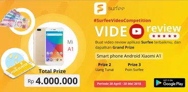 Surfee - Isi Survey Dapat Pulsa