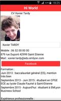 Poster Xavier tardy CV