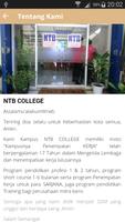 NTB COLLEGE syot layar 2