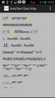 Autotext Gaul Alay 截图 1