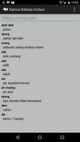 Kamus Bahasa Ambon screenshot 1