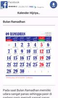 برنامه‌نما Kalender Hijriyah 1437 H عکس از صفحه