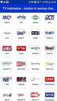 TV indonesia - nonton tv semua channel live plakat
