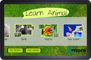 Learn Animal for Kids LITE Affiche