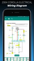 Poster Electrical Wiring Diagram Corolla 2004