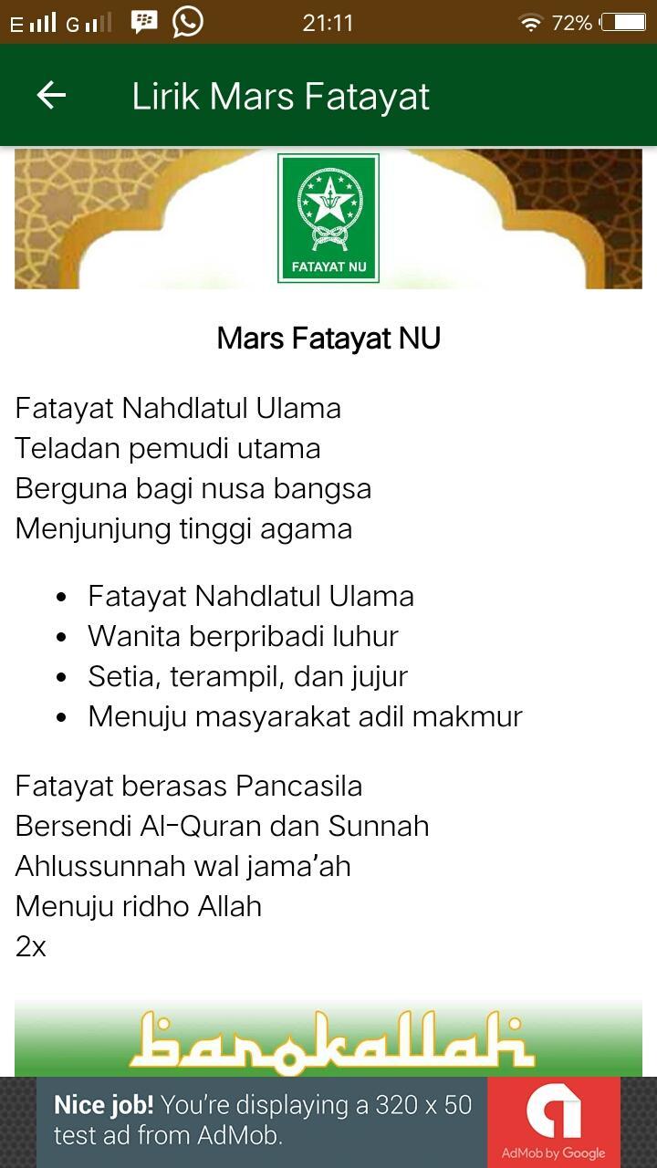 Lirik Lagu Yalal Waton