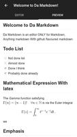 Da Markdown capture d'écran 2