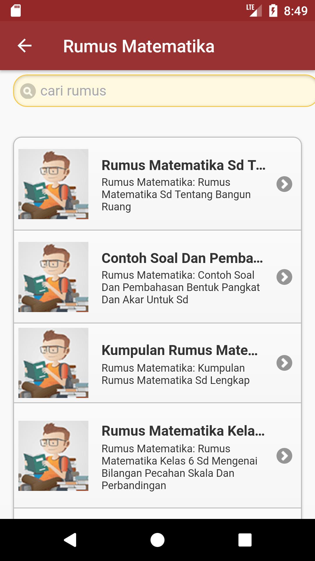 Kumpulan Rumus Matematika Sd Terlengkap For Android Apk Download