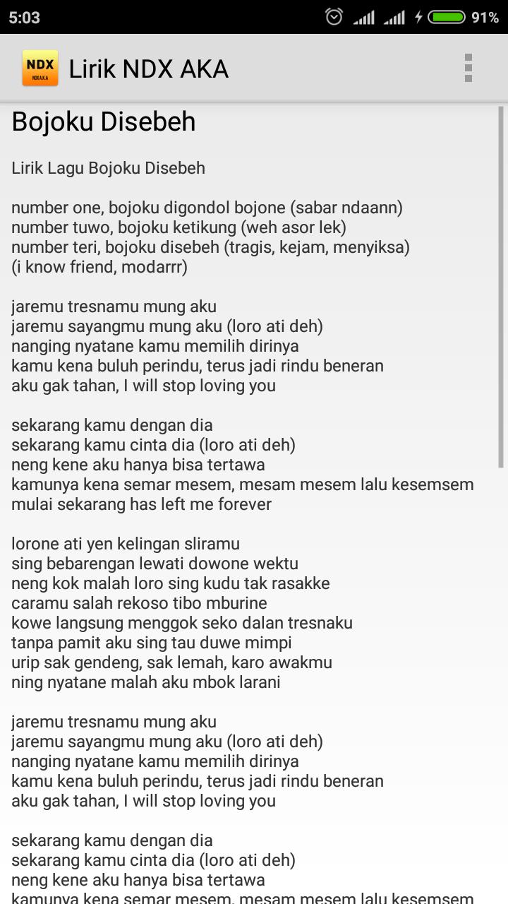 Chord Gitar Ndx Aka Bojoku Ketikung