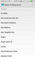 Lirik Lagu Dewa 19 screenshot 1