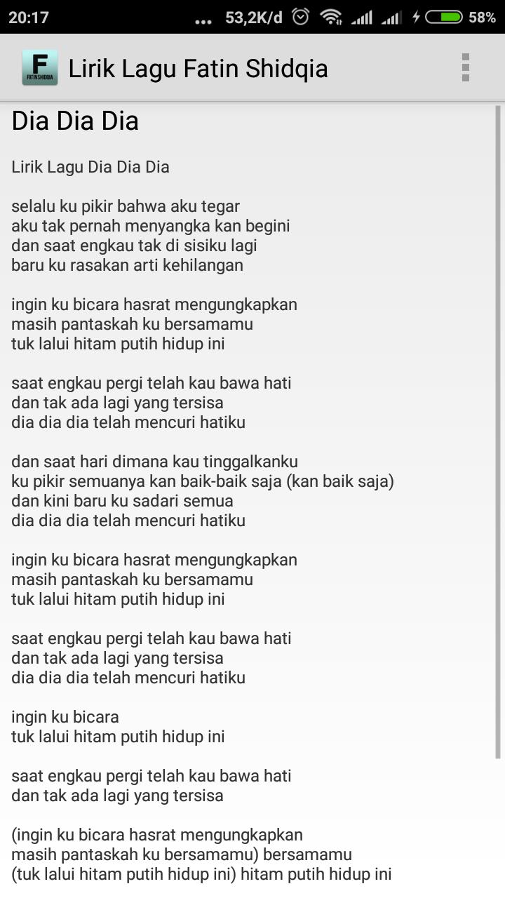 Fatin Salahkah Aku Terlalu Mencintaimu Lirik / Salahkah bila diriku
