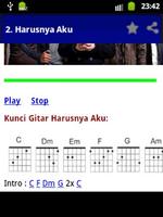 Chord Gitar Harusnya Aku تصوير الشاشة 2