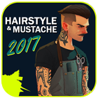 Hairstyle and Mustache 2017 أيقونة