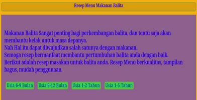 Masakan Balita Pro ảnh chụp màn hình 1