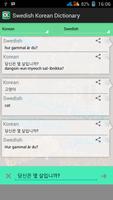 Swedish Korean Dictionary captura de pantalla 3