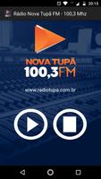 Rádio Nova Tupã FM - 100,3 Mhz الملصق