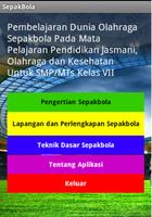 Aplikasi Belajar Sepakbola plakat