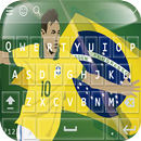 Brazil Football Keyboard + Emoji APK
